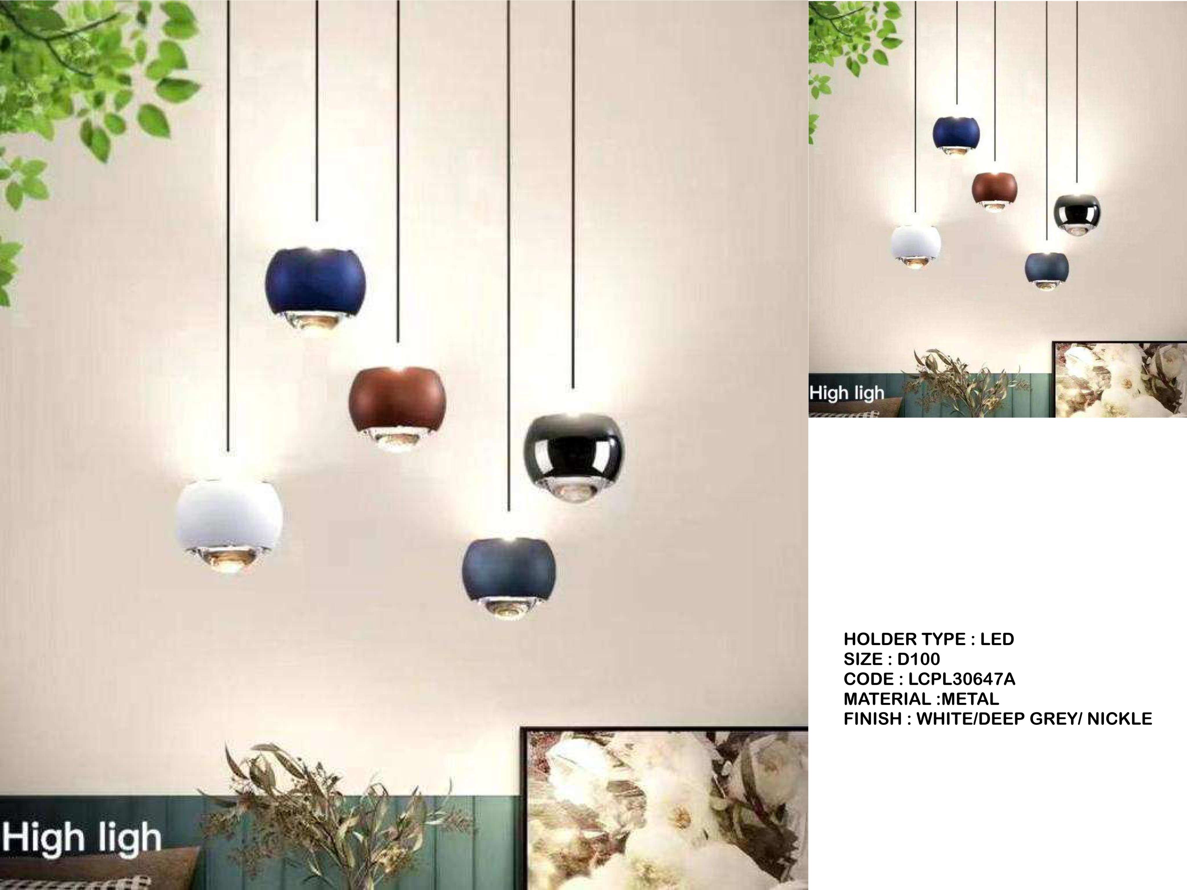 Beyond Lights - Metal Pendant Light- LCHL